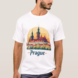 Prag Tschechien Reiseerinnerung T-Shirt