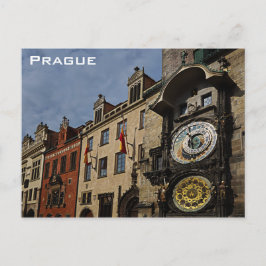 Prag Tschechien Uhr Foto Postkarte