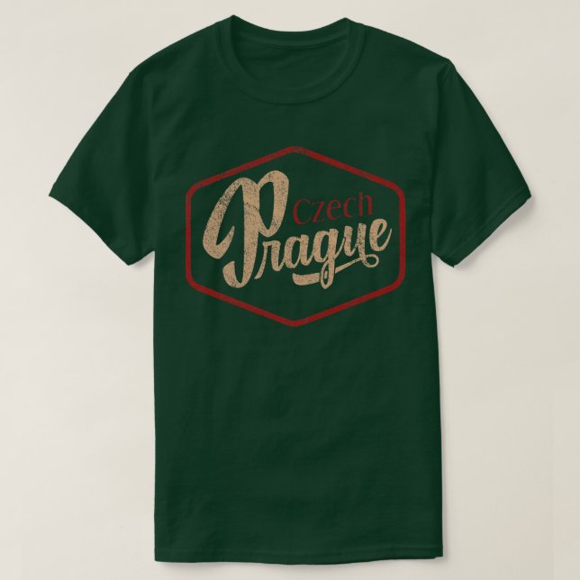 Prag Tschechisch T-Shirt (Design vorne)