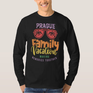 Prag Tschechische Republik Familienurlaub Matching T-Shirt