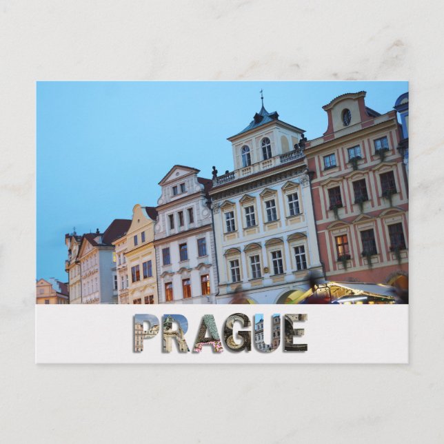 Prag Tschechische Republik Foto für Stadtreisen Postkarte (Vorderseite)