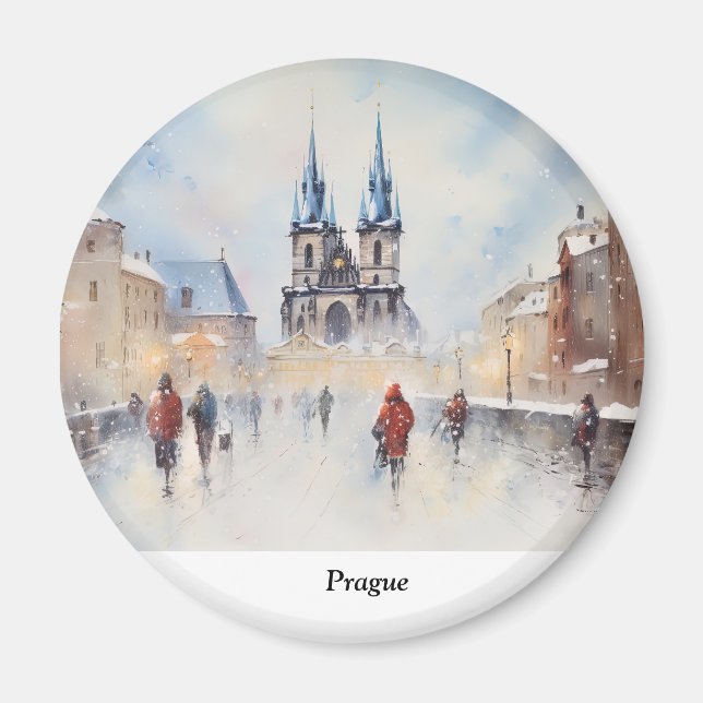 Prag Tschechische Republik Magnet (Vorne)