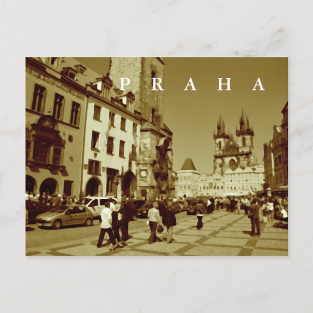 Prag, Tschechische Republik Postkarte (Vorderseite)