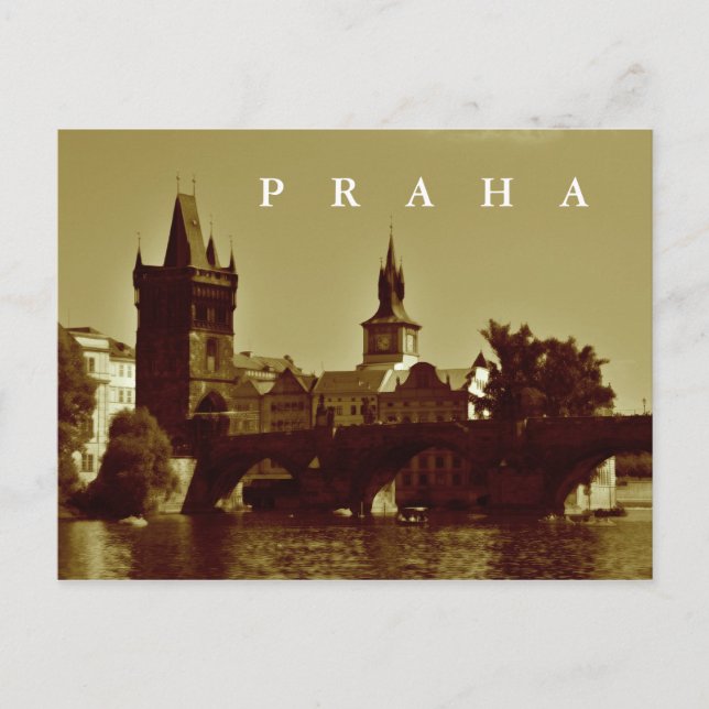 Prag, Tschechische Republik Postkarte (Vorderseite)