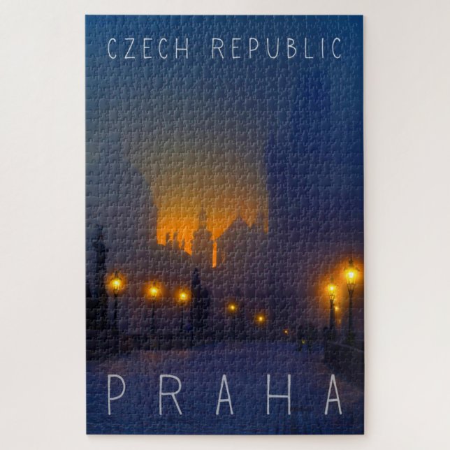 Prag, Tschechische Republik, Praha-Puzzle (Vertikal)