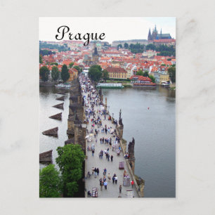 Prag View Postkarte