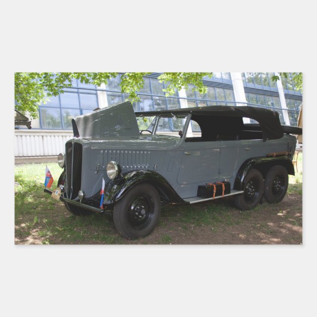 Praga AV Rechteckiger Aufkleber (Vorderseite)