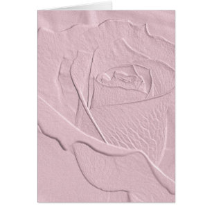 Prägeartige weiche rosa Rose