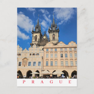 Prager Altstadt Kirche Aussicht Postkarte