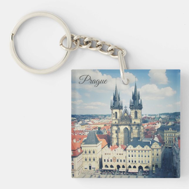 Prager Altstadt Schlüsselanhänger (Vorderseite)