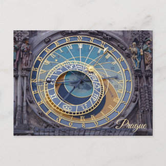 Prager astronomische Uhr Postkarte