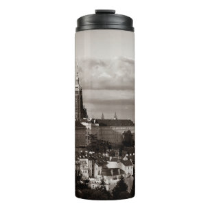 Prager Burg mit dem Veitsdom in Tschechien Thermosbecher
