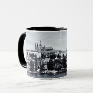 Prager Burg Panorama, Karlsbrücke, Tschechien Tasse