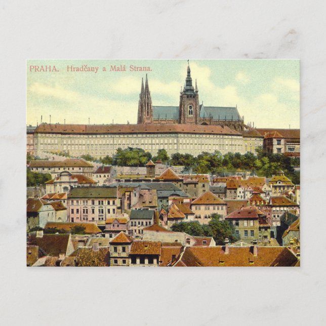 Prager Burg Postkarte (Vorderseite)