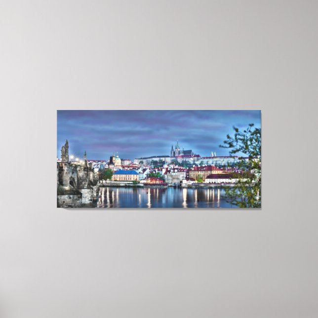 Prager Burg Vltava Leinwand (Vorderseite)