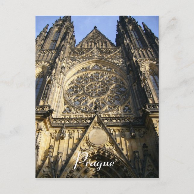 Prager Kathedrale Postkarte (Vorderseite)
