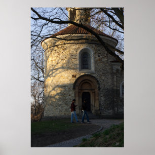 Prager Rotunda von St. Martin in der Goldenen Stun Poster