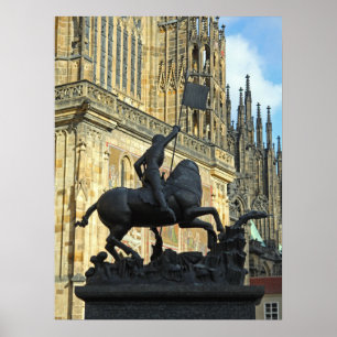 Prager Statue Poster