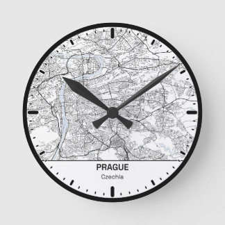 Prager Uhr Stadt Linienkunst