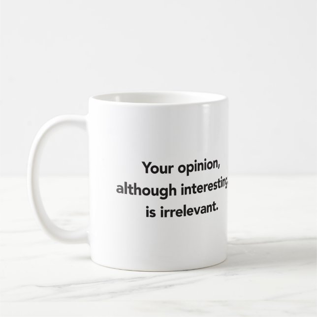 Pragmatische Tasse (Links)
