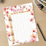 Pragmatischer Plan für Orchids Notizblock<br><div class="desc">Organisieren Sie Ihre Woche mit Eleganz und Stil! Unser wöchentliches Notizblock verfügt über ein zartes Blumenmotiv mit weichen rosa und weißen Orchideen. Der Text ist vollständig an Ihre Bedürfnisse anpassbar. Dieses Notizblock mit Säulen für jeden Tag und Stundenreihen von 7.00 Uhr bis 12.00 Uhr ist funktionell und schön zugleich. Ideal...</div>