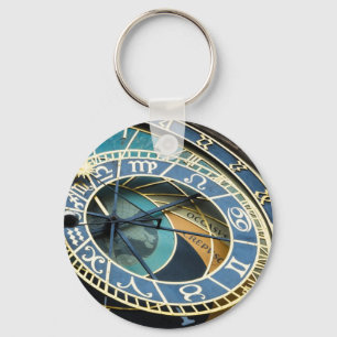 Prague Astronomical Clock Keychains Schlüsselanhänger