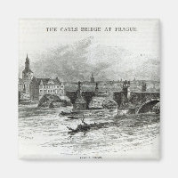 Prague Bridge, from 'Leisure Hour', 1891