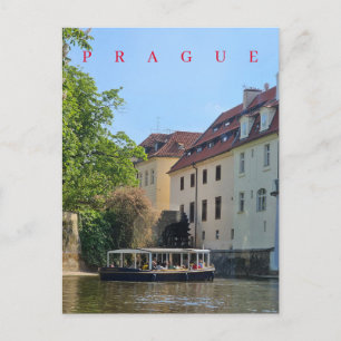 Prague Certovka Kanalansicht Postkarte
