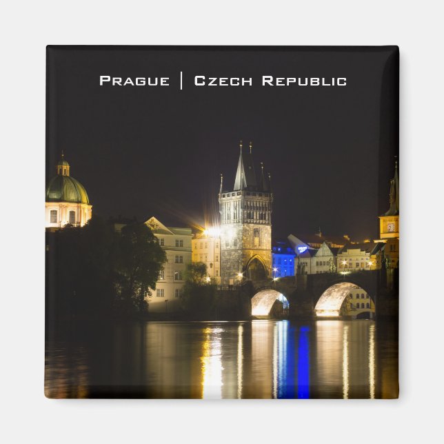 Prague Cityscape Magnet (Vorne)