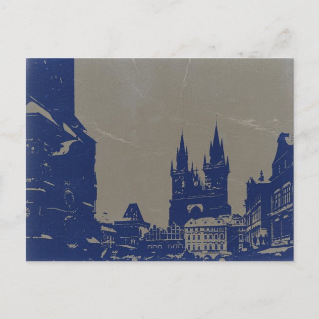 PRAGUE OLD TOWND SQUARE POSTKARTE (Vorderseite)