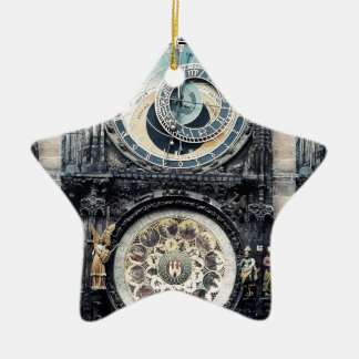 Prague Orloj Keramik Ornament