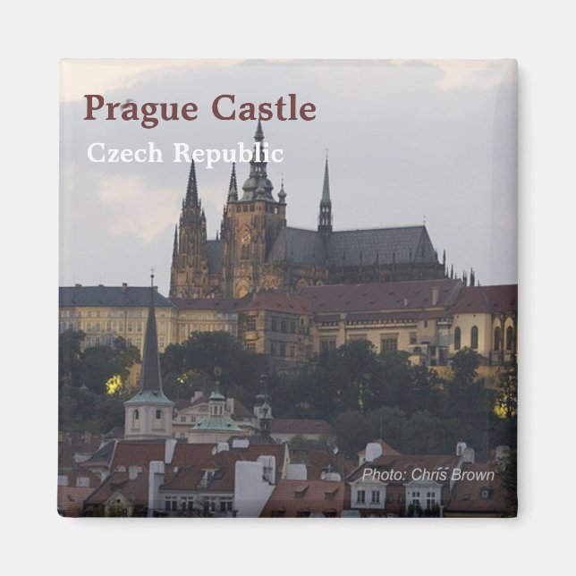 Prague République tchèque Voyage Photo Magnet (Devant)