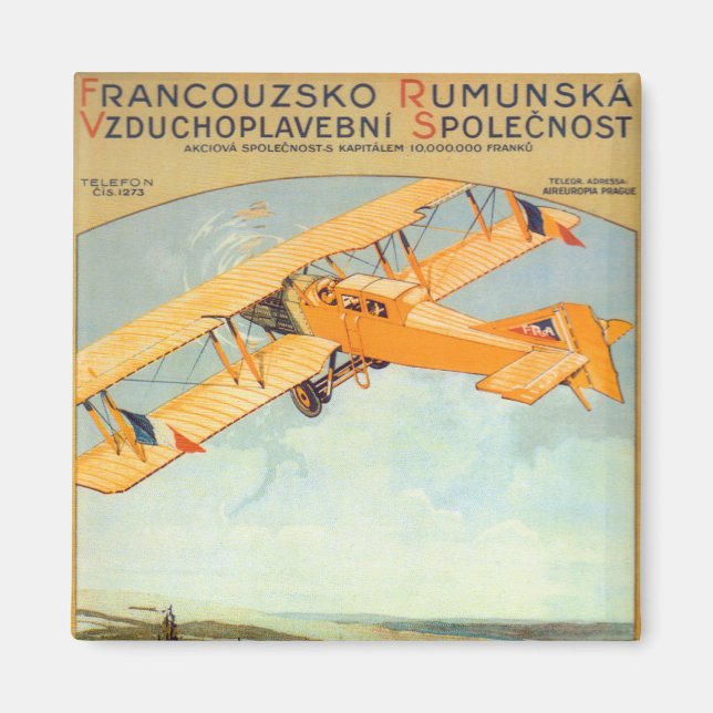 Praha ~ Franco Roumanie Magnet (Vorne)