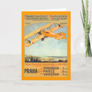 Praha ~ Franco Rumänien Karte