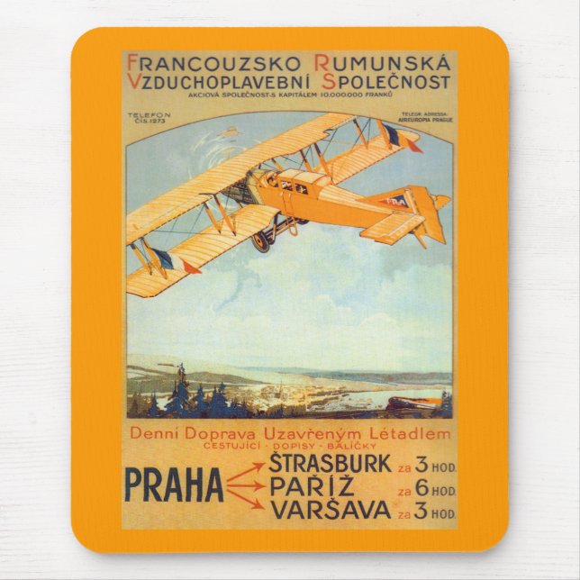 Praha ~ Franco Rumänien Mousepad (Vorne)