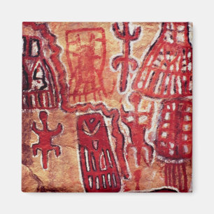 Prähistorische Felsmalerei Magnet