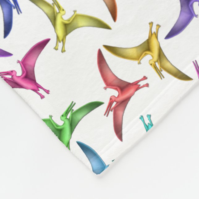 Prähistorische Fliegenpterodactyls-Fleece-Decke Fleecedecke (Ecke)