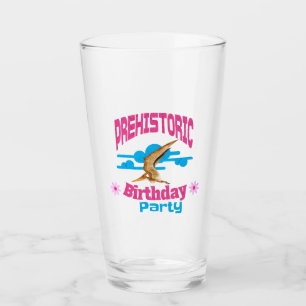 Prähistorische Geburtstagspartei Pterodactyl Dino Glas