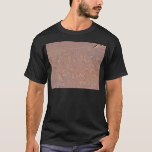 Prähistorische Gemälde in der Wüste T-Shirt