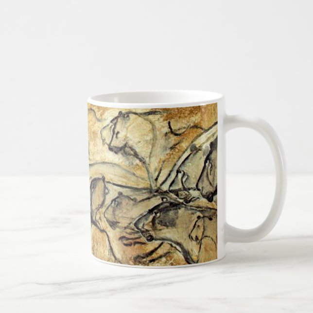 Prähistorische Tiere Lascaux Kaffeetasse (Rechts)