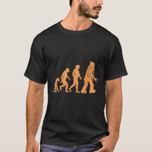 Prähistorischer Affe zu Affe zu Mensch zu Roboter- T-Shirt