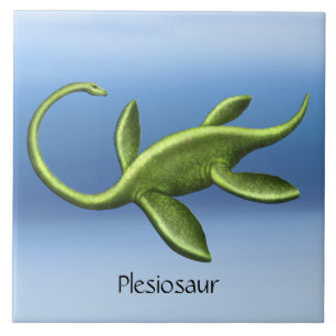 Prähistorischer Elasmosaurus Plesiosaurus Keramik  Fliese