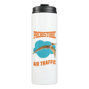 Prähistorischer Flugverkehr Pterodaktylus Pilot Hu Thermosbecher
