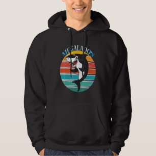 Prähistorischer Killer Shark Megalodon Niedlich Me Hoodie
