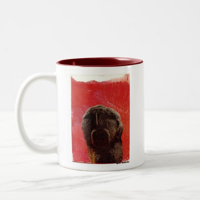 Prähistorischer Mann, AUFSTIEG UND GLANZ Zweifarbige Tasse (Links)