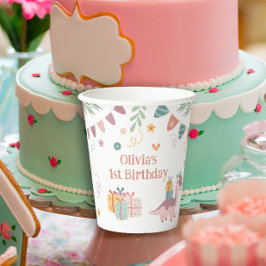 Prähistorischer Spaß Dino Party Cups Pappbecher