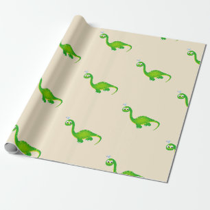 Prähistorisches Dinosaurier-Muster Geschenkpapier