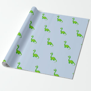 Prähistorisches Dinosaurier-Muster Geschenkpapier