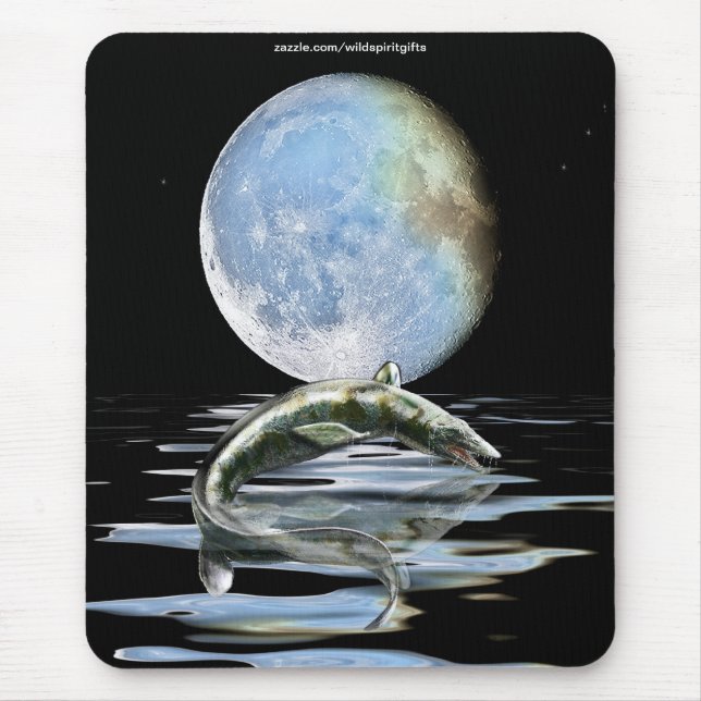 Prähistorisches Geschenk von MOSASAUR & MOON Dinos Mousepad (Vorne)