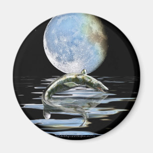 Prähistorisches MOSASAUR & MOON-Geschenkprogramm Magnet